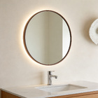 Espelheira para Banheiro com LED Bivolt 80x80x6cm sem Portas Dani Freijo Darabas Agardi