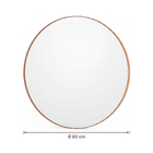 Espelheira para Banheiro com LED Bivolt 80x80x6cm sem Portas Dani Freijo Darabas Agardi