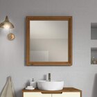 Espelheira Madeira Maciça 80x85cm Tendence  Garapa