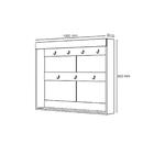 Espelheira Moderna E Elegante Randi Branca