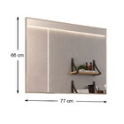 Espelheira New 80 Noce - Belizze