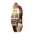 Espelheira Organico 170x70 E06 Couro Preto