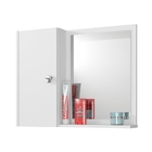 Espelheira Para Banheiro 1 Porta Acre Branco