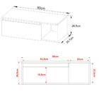 Espelheira Para Banheiro 1 Porta Bn3601 Tecnomobili
