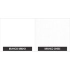 Espelheira Para Banheiro 1 Porta Legno  Branco/branco Chess