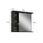 Espelheira Para Banheiro 1 Porta Loft Móveis Bosi Portoro