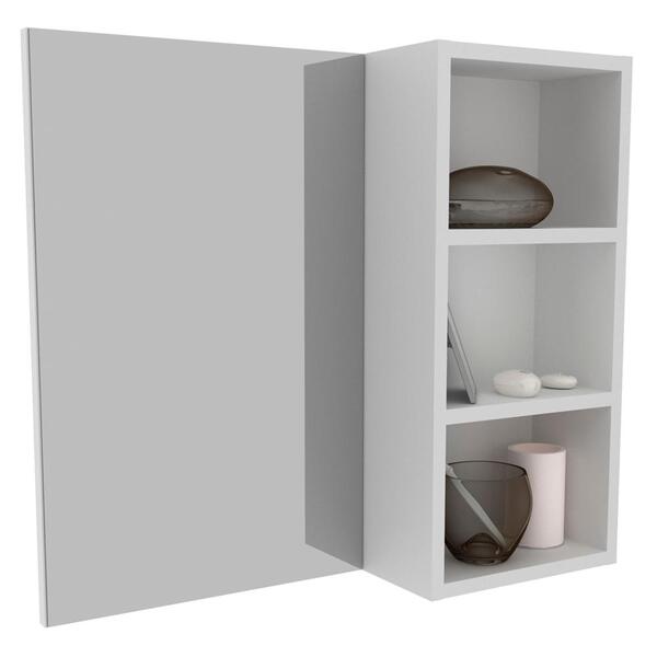 Espelheira Para Banheiro 3 Nichos Bn3609 Tecno Mobili