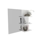 Espelheira Para Banheiro 3 Prateleiras Bn3608  Branco