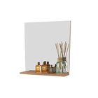 Espelheira Para Banheiro 45x46,5cm Bn3642 Amêndoa