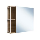 Espelheira Para Banheiro 53x60cm  Branco/mel