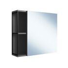 Espelheira Para Banheiro 53x60cm  Preto/grafite