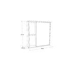 Espelheira Para Banheiro 60cm 1 Porta Alice