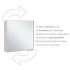 Espelheira Para Banheiro 60cm  Branco