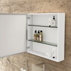 Espelheira Para Banheiro 60cm  Branco