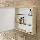 Espelheira Para Banheiro 60cm  Wood