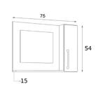 Espelheira Para Banheiro 75cm Criando Mobilia Ep03 Com 1 Porta