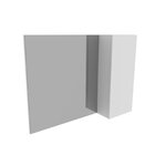 Espelheira Para Banheiro 80cm  Branco