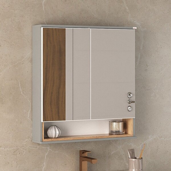 Espelheira Para Banheiro  Mariana - Fabribam Avelã / Catedral