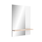 Espelheira Para Banheiro Báltico  Branco/faia