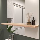 Espelheira Para Banheiro Báltico  Branco/faia