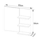 Espelheira Para Banheiro Bn3608 Tecno Mobili