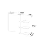 Espelheira Para Banheiro Bn3608 Tecnomobili