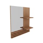 Espelheira Para Banheiro Bn3614  Amêndoa