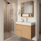 Espelheira para Banheiro Bruna Catedral 69x64,5x13 Fabribam