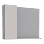 Espelheira Para Banheiro Com Armário  Nude