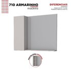 Espelheira Para Banheiro Com Armário  Nude