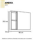 Espelheira Para Banheiro Com Armário Em Aço Ameixa  Preto