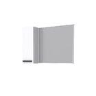 Espelheira Para Banheiro Com Armário Em Aço Damasco  Branco