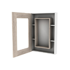 Espelheira para Banheiro Da Vinci 87x60x13cm Mezzo Blanco Darabas Agardi
