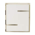 Espelheira para Banheiro de Embutir ou Sobrepor com 1 Porta 35,5x30,3x9,4cm Bege Astra