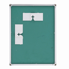 Espelheira para Banheiro de Sobrepor 40x30x1,8cm Prata Aluminio Lisa Astra