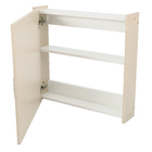 Espelheira para Banheiro de Sobrepor com 1 Porta 46x48x10cm Artco Sevilha Darabas Agardi