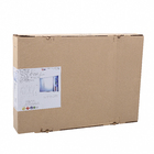 Espelheira para Banheiro de Sobrepor com 3 Portas 48,5x71x11 Prata Cris Branco Cris Metal