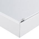 Espelheira para Banheiro de Sobrepor com 1 Porta 51x49x10,5cm Branco Crismetal