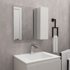 Espelheira para Banheiro de Sobrepor com 1 Porta 55x60cm Branco Laca Sisco Venturi