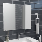 Espelheira para Banheiro de Sobrepor com 1 Porta 55x80cm Branco Laca Sisco Venturi