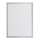 Espelheira para Banheiro de Sobrepor com 1 Porta 58,5x44x11cm Prata Crismetal