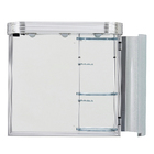 Espelheira para Banheiro de Sobrepor com 1 Porta 60x72cm Master Crismetal