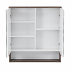 Espelheira para Banheiro de Sobrepor 69x64,5x13cm Amêndoa Soho Sensea