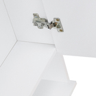 Espelheira para Banheiro de Sobrepor 69x64,5x13cm Branco Soho Sensea