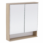 Espelheira para Banheiro de Sobrepor 69x64,5x13cm Carvalho Soho Sensea