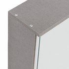 Espelheira para Banheiro de Sobrepor 69x64,5x13cm Grigio Soho Sensea