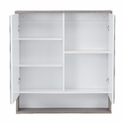 Espelheira para Banheiro de Sobrepor 69x64,5x13cm Grigio Soho Sensea