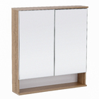 Espelheira para Banheiro de Sobrepor 69x64,5x13cm Nogal Soho Sensea