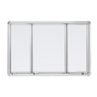 Espelheira para Banheiro de Sobrepor com 1 Porta 73x45x11,3 Prata Brasília Plus Astra