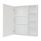 Espelheira para Banheiro de Sobrepor 77x65cm Branco Flex Fabribam